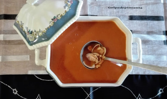 Sopa de marisco de 10