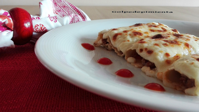 CANELONES DE CERDO